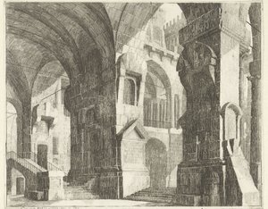 Corridor Around a Courtyard (Caprici di Scene Teatrali)
