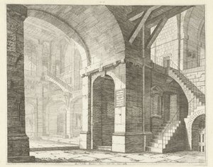 View of a High Space from a Corridor