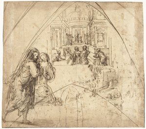 Presentation of Mary by Vincenzo Tamagni da San Gimignano