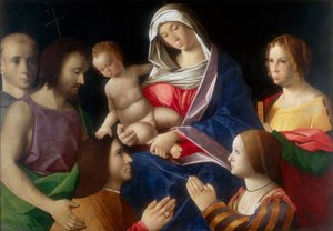 Madonna with Child and Saints by Vincenzo di Biagio Catena