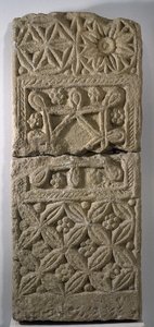 Visigothic tombstone, 5th-6th centuries by Visigothic