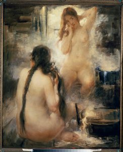 In a Steam Bath