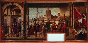 Arrival of English Ambassadors at Court of Brittany by Vittore Carpaccio