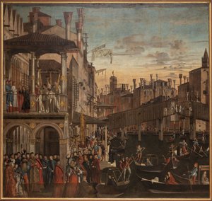 Miracle of the Holy Cross at the Ponte di Rialto (c. 1496)