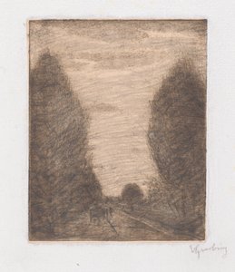 Wooded Landscape with a Cart