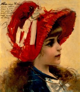 Portrait of Nini by Vittorio Matteo Corcos