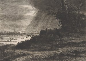 Landscape with Storm, 18th-Early 19th Century
