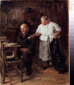 The Scolding by Vladimir Egorovic Makovsky