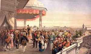 Public Festivities following the Coronation of Emperor Alexander III on Khodynka Field by Vladimir Egorovic Makovsky