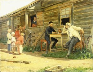 The Bicycle by Vladimir Egorovic Makovsky