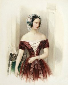 Grand Duchess Alexandra Nikolaevna of Russia by Vladimir Ivanovich Hau