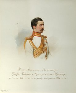 Portrait of Count Heinrich Cyprianovich von Kreutz (From the Album of the Imperial Horse Guards)