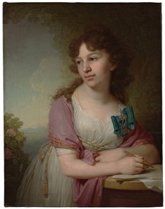 Portrait of Princess Yekaterina Alexeyevna Dolgorukova, née Countess Vasilyeva (1798)