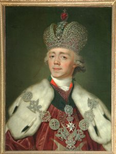 Portrait of the Emperor Paul I of Russia