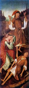 Adam and Eve Crying over the Body of Abel, c1440-1495