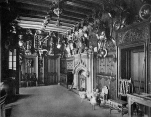 The Hall of Abbotsford Hall, Near Melrose, Scotland