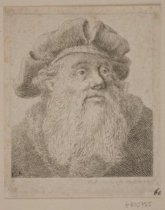 Bust of a Bearded Man by W.A. Müller
