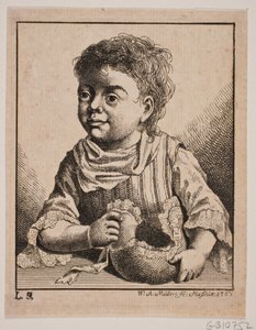 A Little Girl, Half Figure