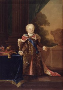 Ivan III or Ivan VI Antonovich. Full-Length Portrait by W.A. Müller