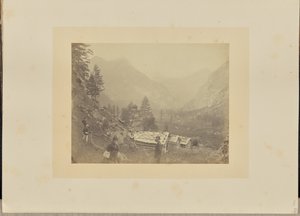 On the Col de Fedaia, Venetia by W.D. Howard and F.H. Lloyd