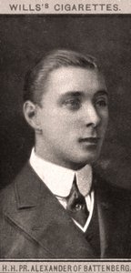 H.H, PR. Alexander of Battenberg, 1908