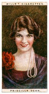 Priscilla Dean, American Actress by WD and HO Wills