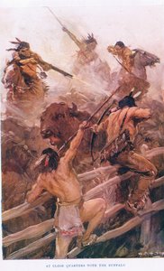At Close Quarters with the Buffalo, illustration from 