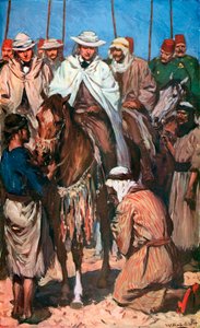 Reception of the Prince of Wales by a Bedouin Chief