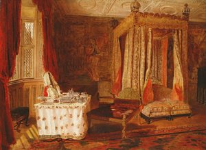 Interior of a Bedroom at Knole, Kent
