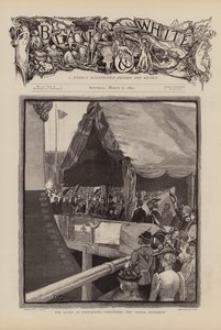 Queen Victoria christening the Royal Sovereign