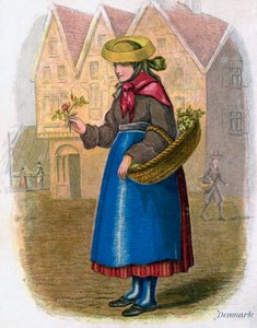 Danish Woman selling Flowers