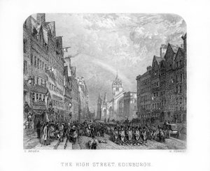 The High Street, Edinburgh, 1870