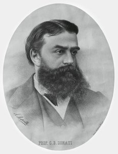 Portrait of Giovanni Battista Donati, Italian mathematician and astronomer by John Ward Dunsmore