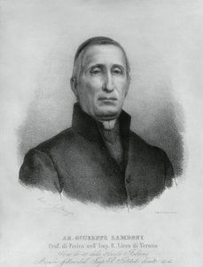 Portrait of Giuseppe Zamboni, Italian Catholic priest and physicist by John Ward Dunsmore
