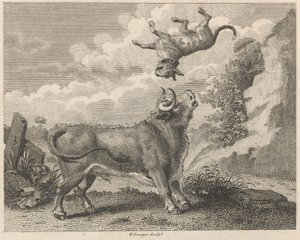 The Bull and the Mastiff by W. Grainger