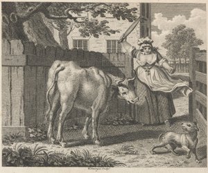 The Cook-Maid, the Turnspit, and the Ox by W. Grainger