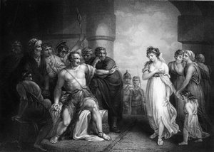 The Philistines took him, and put out his eyes