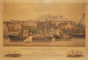 Penn Steam Engine and Boiler Works Neafie & Levy Shipyard