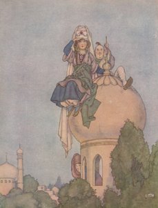 She Sat The Livelong Day Upon the Roof of Her Palace, Expecting Him