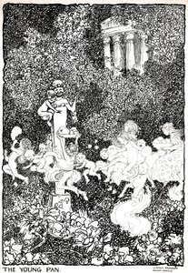 The Young Pan - Stage One by William Heath Robinson