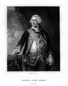 Edward Hawke, 1st Baron Hawke, British admiral by W. Holl