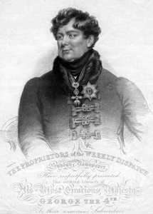 George IV, King of the United Kingdom and Hanover, 19th century by W. Holl