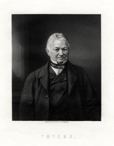 Louis Adolphe Thiers, French statesman and historian, 19th century by W. Holl