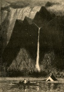 Multanomah Falls, 1872 by W. J. Linton