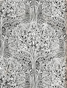 Wall-paper, Printed in Distemper Colour. Designed by H. Wilson by W Jackson