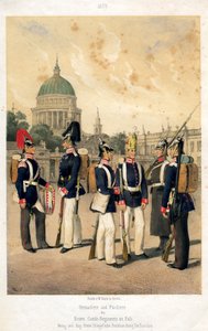 Grenadiers and Fusiliers of the Prussian Army, 1857