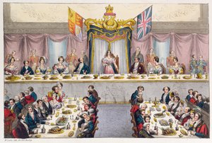 Queen Victoria Drinking the Health of the Citizens of London at the Guildhall Banquet