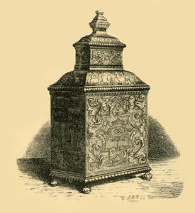 Silver Tea Caddy by W. M. McGill