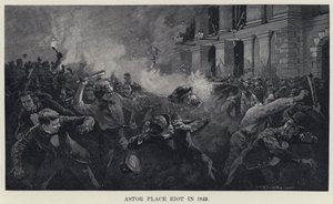 Astor Place Riot in 1849 by W. P. Snyder