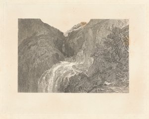 Chain Bridge over the River Tees by W. R. Smith